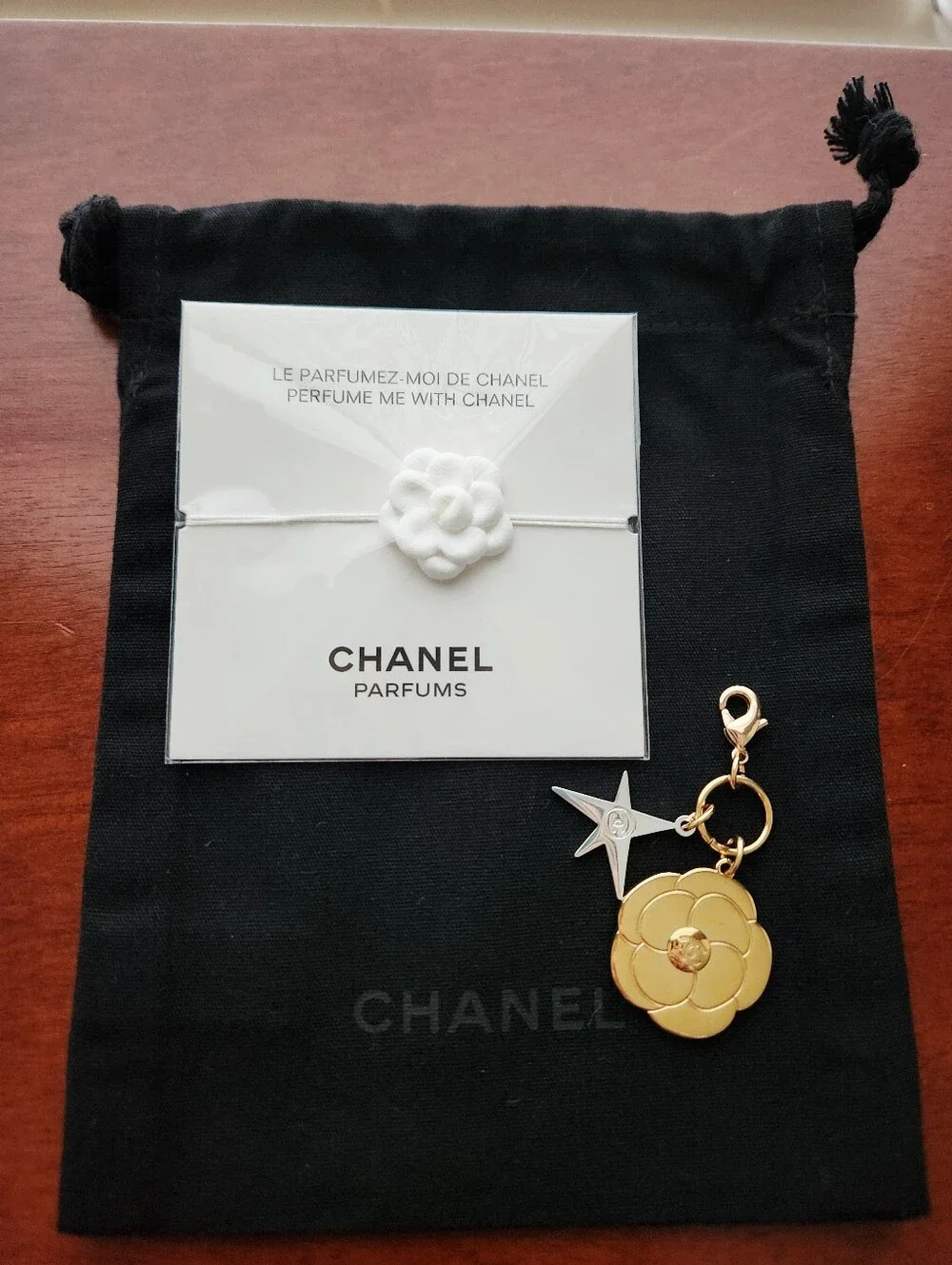 Chanel Camelia Charm Chanel Perfume Me Bracelet